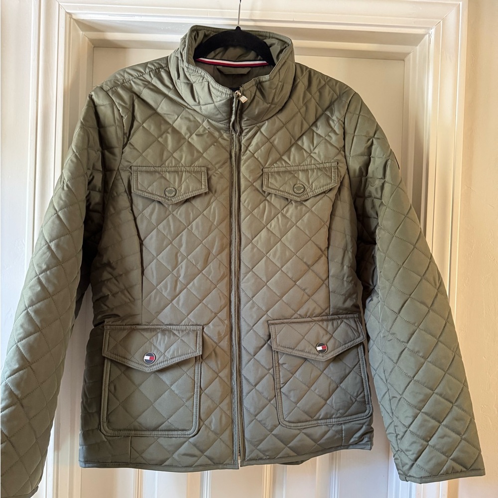 Tommy Hilfiger Olive Puffer Jacket